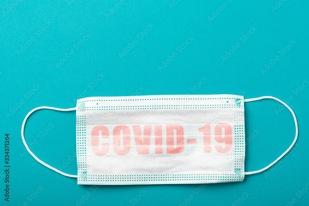 Obraz premium Surgical Face Mask. Personal Protection from Coronavirus Covid-19 Infection