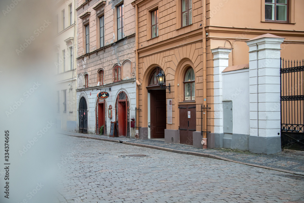 old Riga streets and architecture