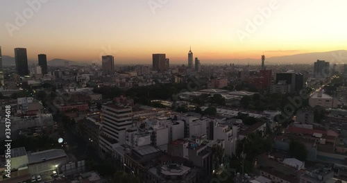 Wallpaper Mural Ciudad de Mexico, Drone View Amanecer Torontodigital.ca