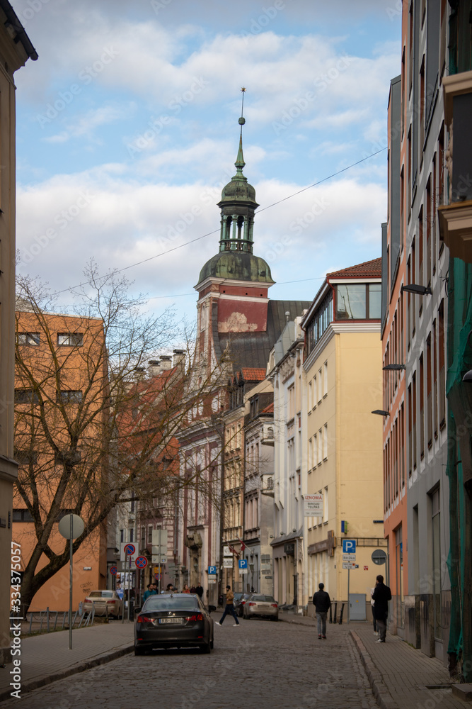 old Riga streets and architecture