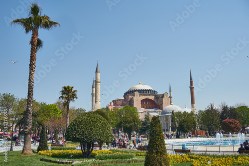 The Hagia Sophia mosque, Church of the Holy Wisdom, Istanbul, Turkey