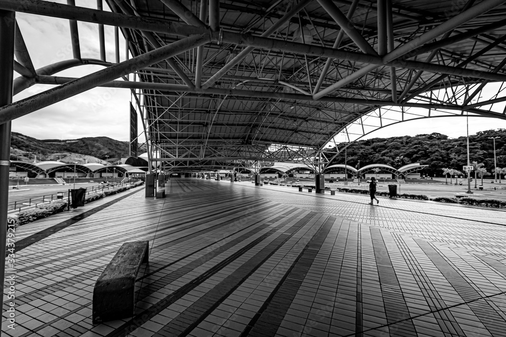empty shopping mall empty shopping mall