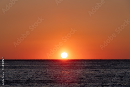 Sea sunrise photo