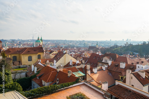 Czech Cesky Kromlov panoramic view photo