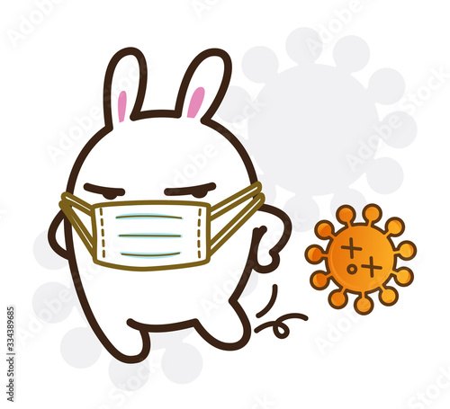 Health protection and prevention during Virus and infectious outbreak : Vector illustration
