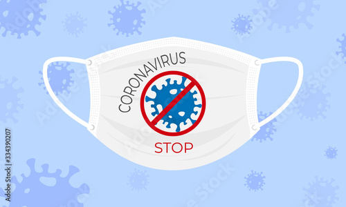 a medical mask, Coronavirus or Corona virus concept. covid-19