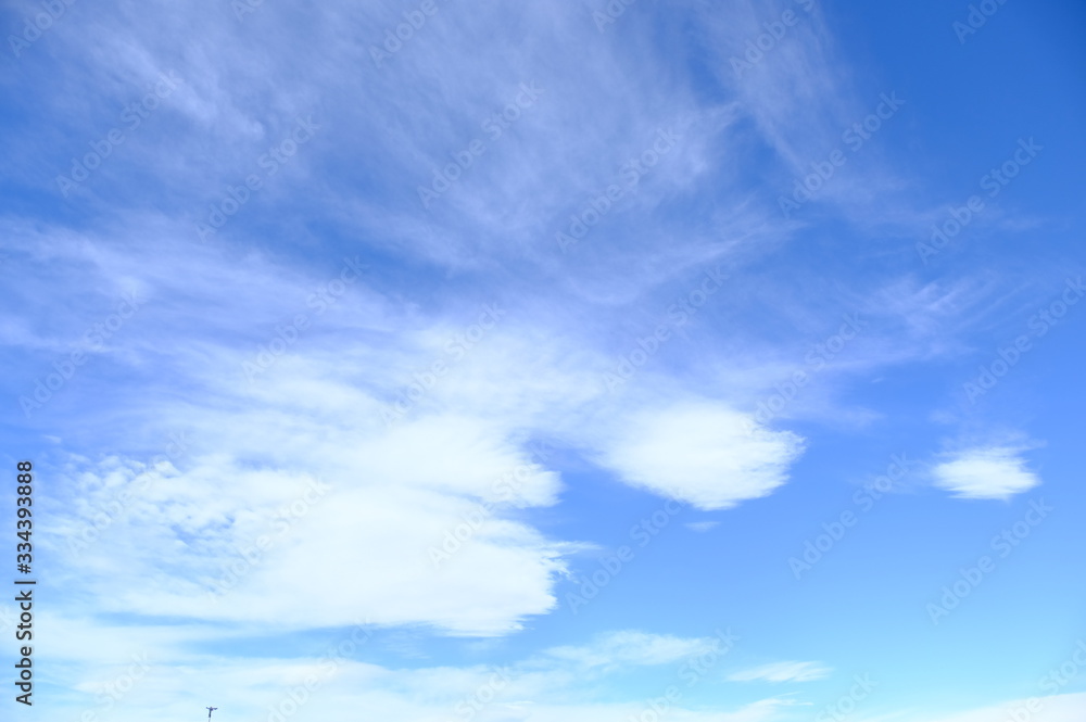 Fototapeta premium Beautiful blue sky clouds for background.