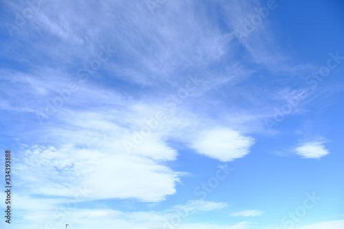 Beautiful blue sky clouds for background.