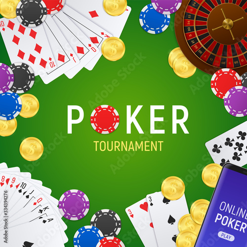 Poker Tournament  Realistic Frame 