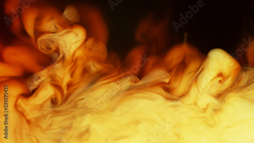 Bild auf Leinwand Detail of milk mixing in coffee drink