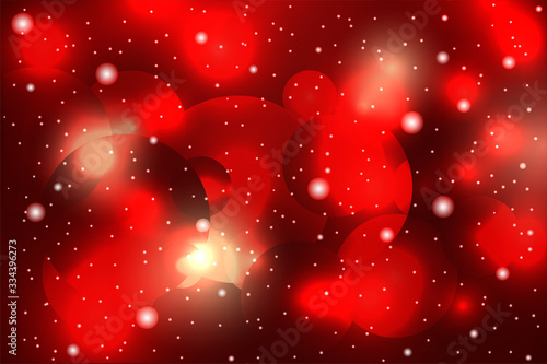 Red wallpaper with stars, vector illustration