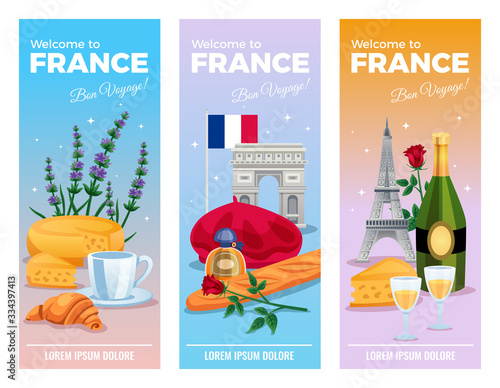 France Banners Set