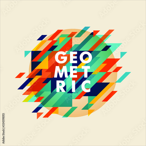 Minimalistic design, creative concept, modern diagonal abstract background. Geometric element. vector-stock illustration