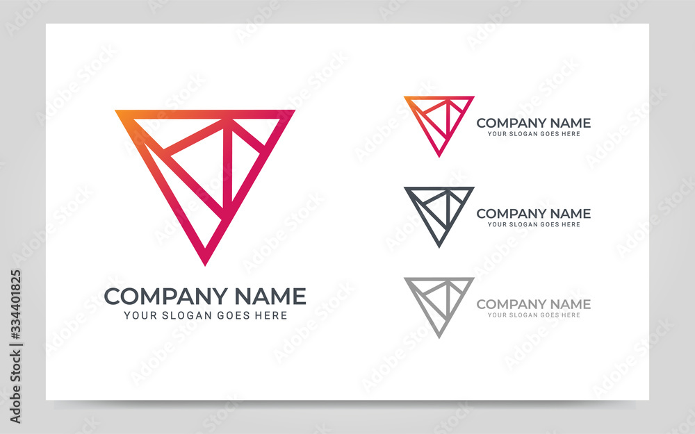 Modern geometric abstract logo design. Editable symbol Vector illustration Modern geometric abstract logo design. Editable symbol Vector illustration