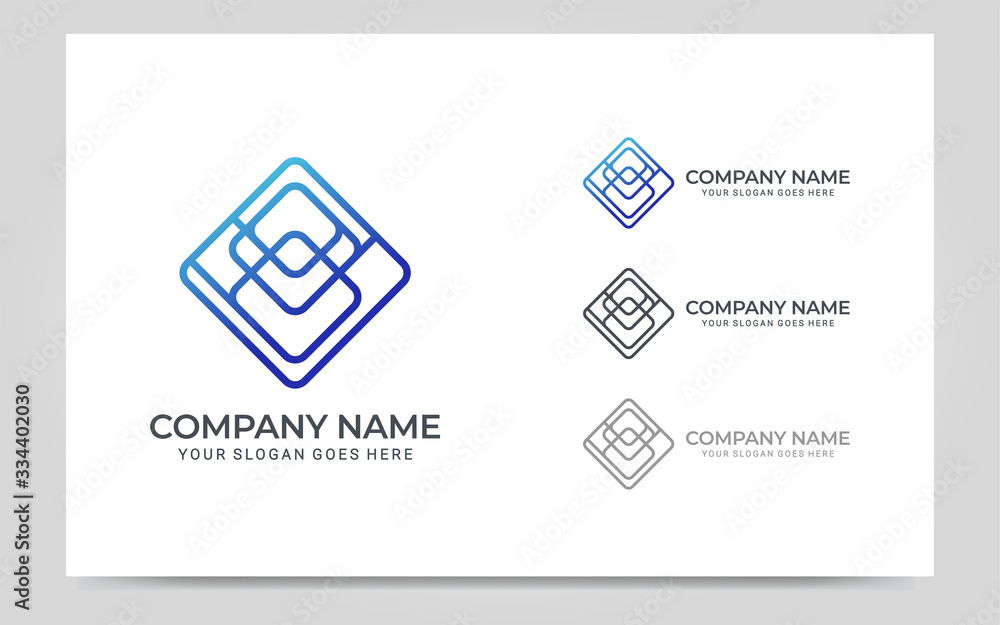Modern geometric abstract logo design. Editable symbol Vector illustration Modern geometric abstract logo design. Editable symbol Vector illustration