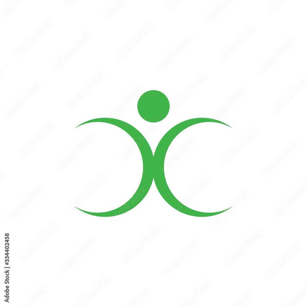 Human Healthy Life Logo template vector