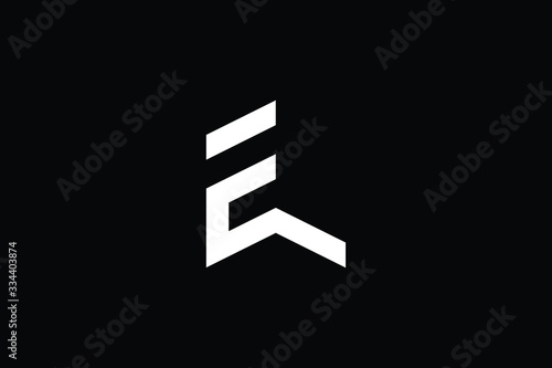 Logo design of F FW WF in vector for construction  home  real estate  building  property. Minimal awesome trendy professional logo design template on black background.