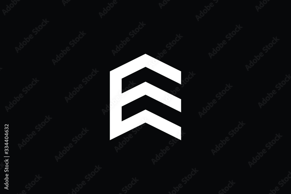 Logo design of E EE in vector for construction, home, real estate, building, property. Minimal awesome trendy professional logo design template on black background. Logo design of E EE in vector for construction, home, real estate, building, property. Minimal awesome trendy professional logo design template on black background.