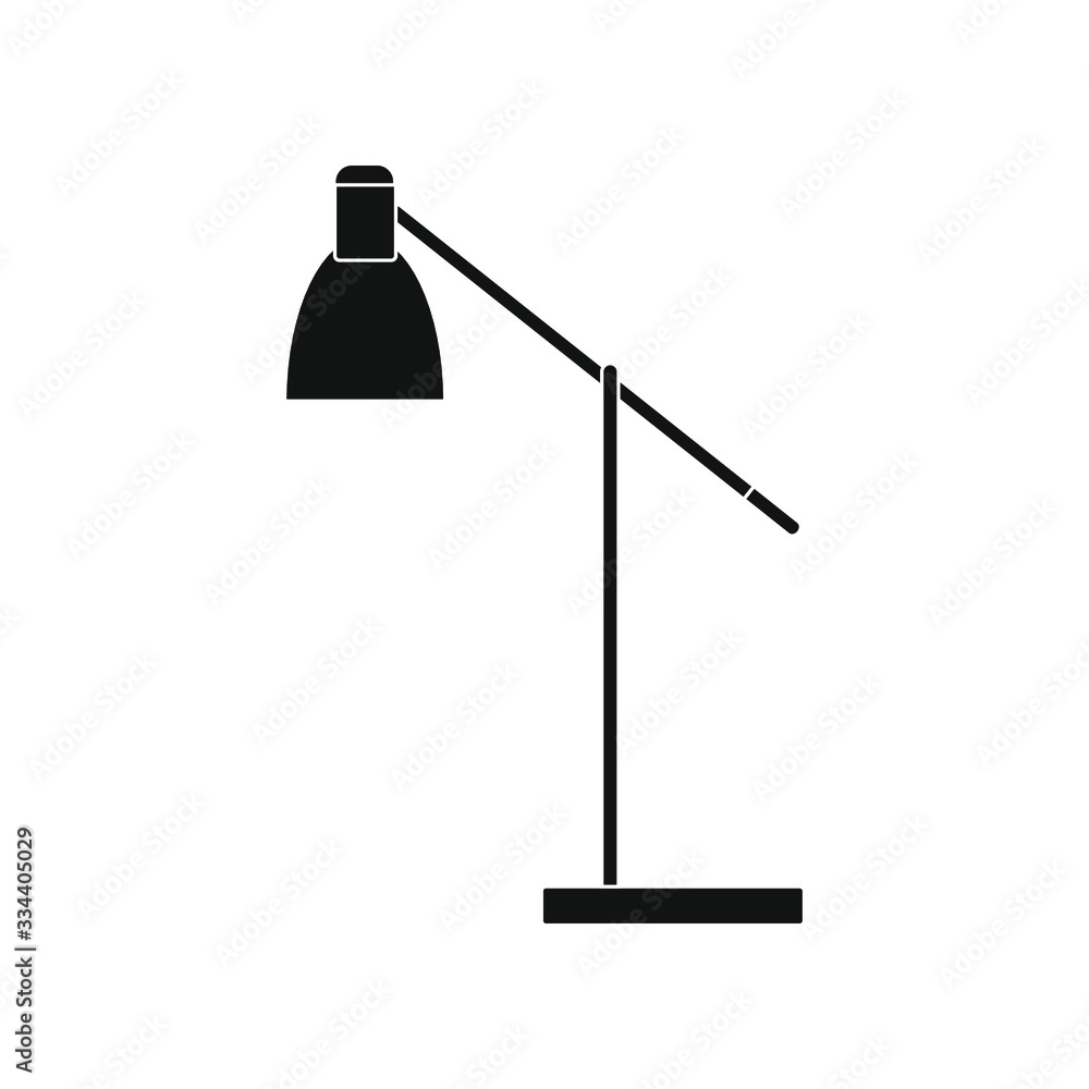 Fototapeta premium office lamp on white background