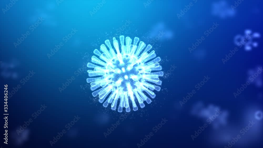 3D Rendering wireframe virus for Covid-19 Coronavirus outbreak concept, virus 2019-ncov flu outbreak, 3D medical of floating influenza virus cells in microscopic view, World pandemic risk concept 3D Rendering wireframe virus for Covid-19 Coronavirus outbreak concept, virus 2019-ncov flu outbreak, 3D medical of floating influenza virus cells in microscopic view, World pandemic risk concept