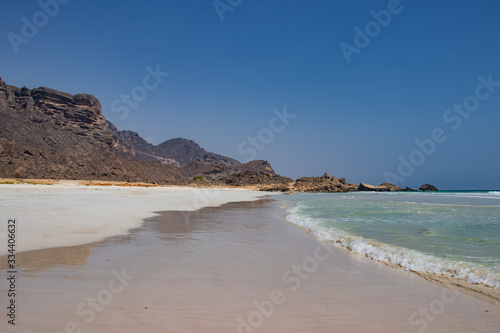 Fazayat beach near salalah in Oman