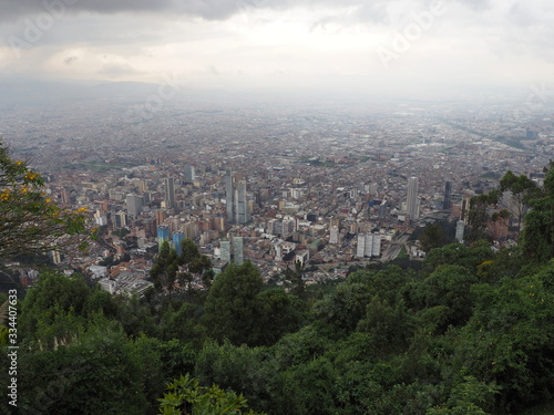 Blick auf das H  usermeer von Bogota