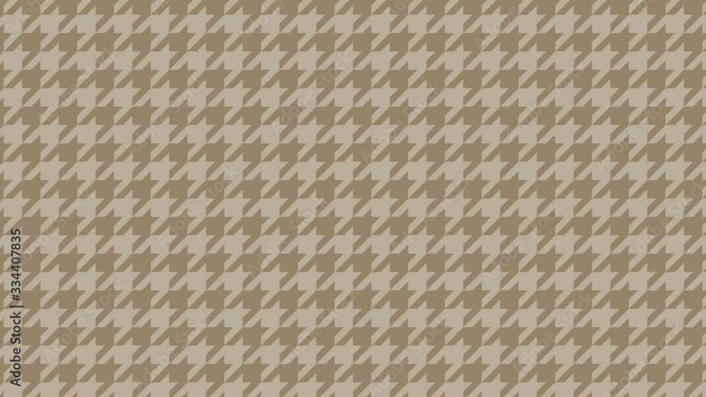 Houndstooth large pattern of brown. Seamless loop. Houndstooth large pattern of brown. Seamless loop.