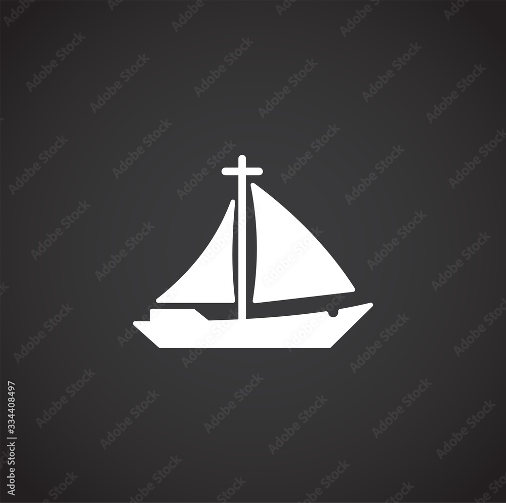 Ship related icon on background for graphic and web design. Creative illustration concept symbol for web or mobile app Ship related icon on background for graphic and web design. Creative illustration concept symbol for web or mobile app