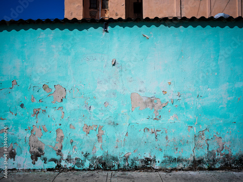 Photography grunge wall background in havana, cuba