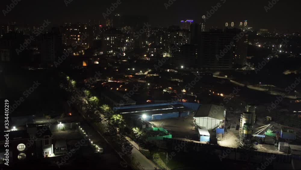 Skyline of Pune at night, India Skyline of Pune at night, India