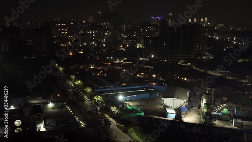 Wallpaper Mural Skyline of Pune at night, India Torontodigital.ca