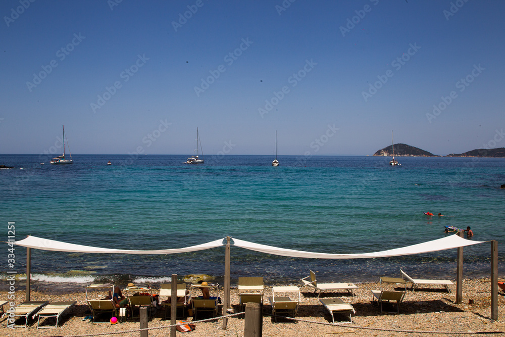 Obraz premium spiaggia della Paolina Isola d'Elsba
