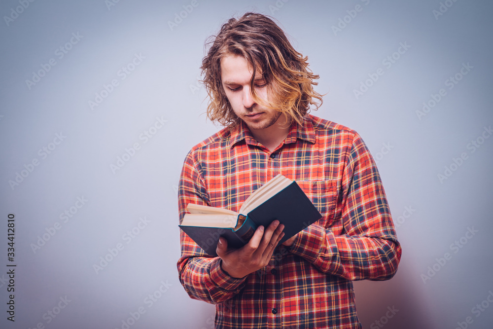 The man with a book The man with a book