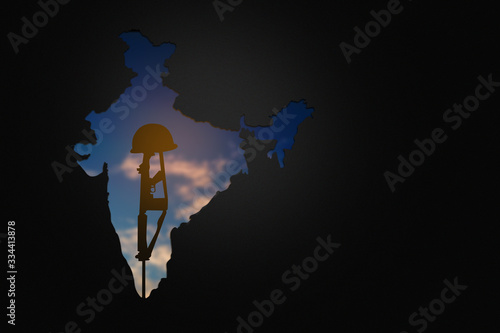 kargil victory day symbol for indian soldier photo