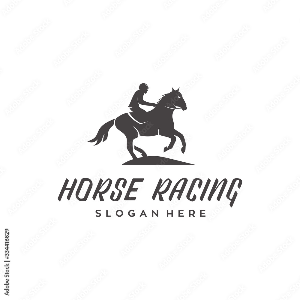 Horse logo template symbol for business. Horse racing logo Horse logo template symbol for business. Horse racing logo