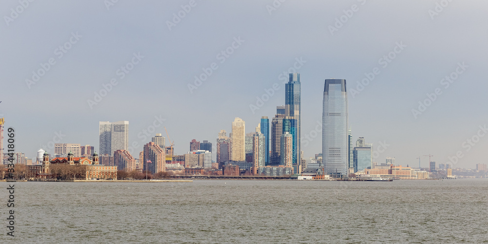 Ellis Island and Downtown Manhattan, New York
