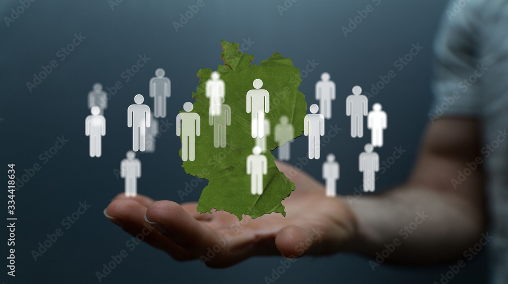 3D map of Germany. Map of Germany land border with flag. Germany map on white background. 3d rendering. 3D map of Germany. Map of Germany land border with flag. Germany map on white background. 3d rendering.