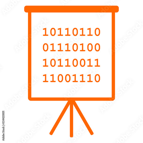 Binärcode und Flipchart