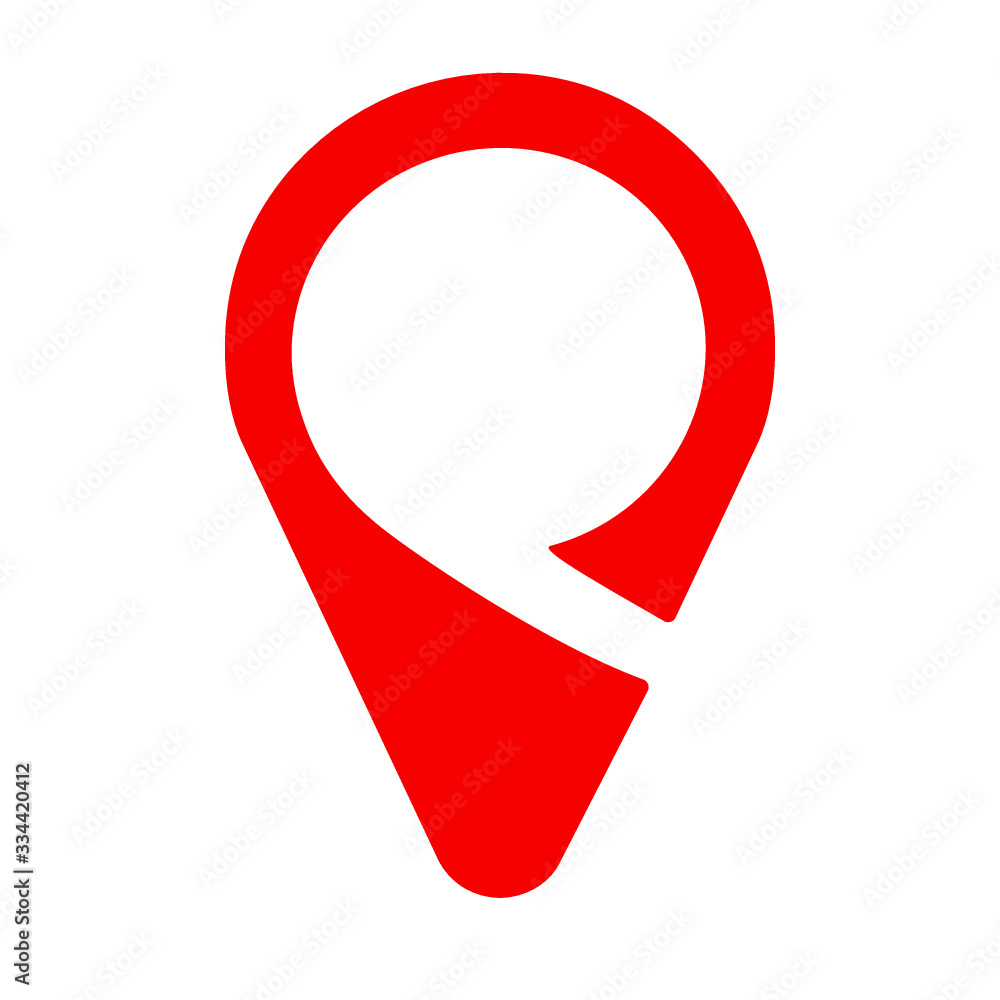 Marker location icon. Vector illustration, flat design illustration Marker location icon. Vector illustration, flat design illustration