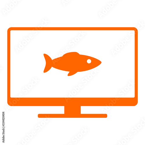 Fisch und Monitor