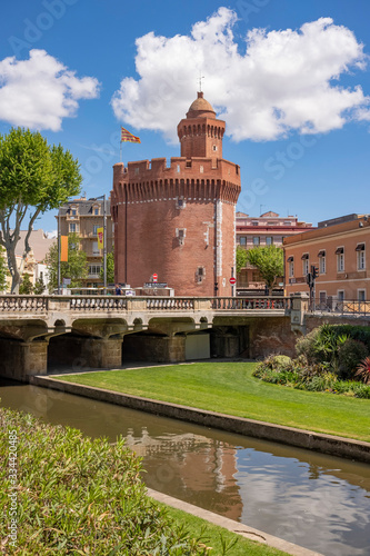 Castillet vue du Quai Vauban