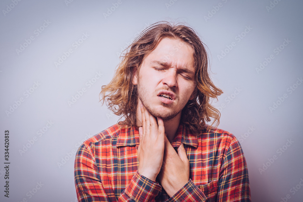 sore throat man sore throat man
