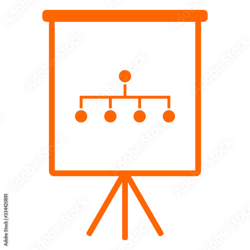 Netzwerk und Flipchart