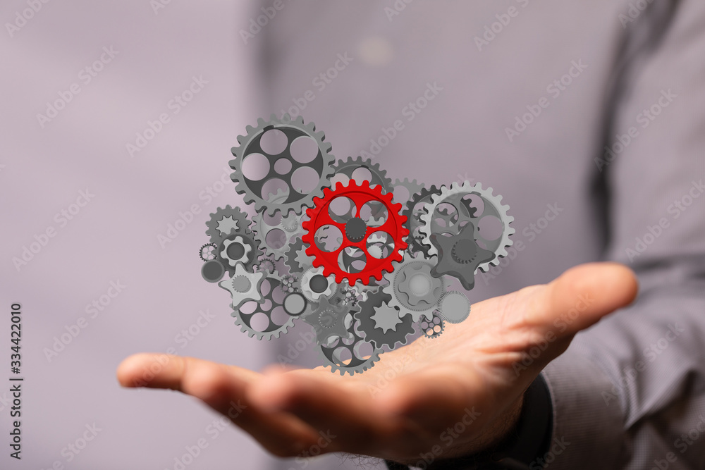 gear Technology setting concept background. gear Technology setting concept background.