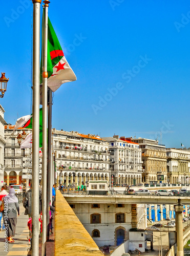 Algiers colonial architecture, Algeria, HDR Image
