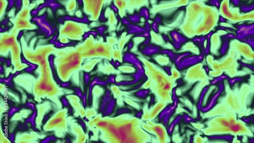 Purple And Orange Visual Artistic Disgusting Magical Fractal Slime