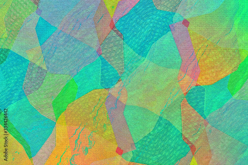 abstract colorful green ,blue ,orange and pink background for design