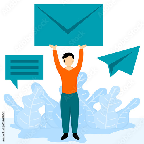 messages communication illustration