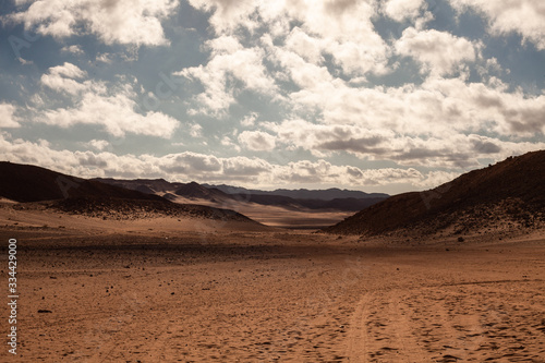 walk through the picturesque desert in Egypt