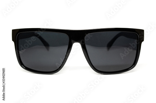 Sunglasses black isolated front